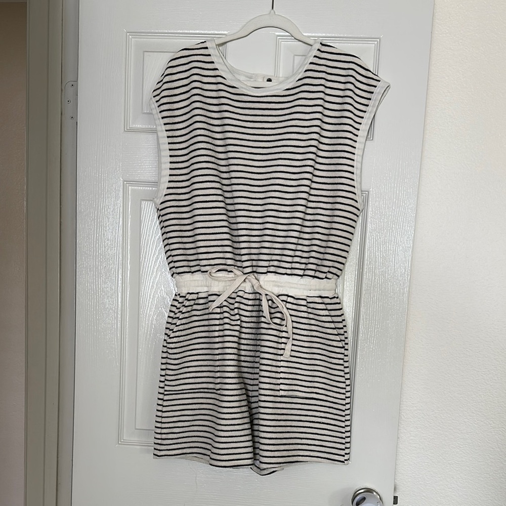 Vici Black and White Striped Romper - Picture 7 of 8